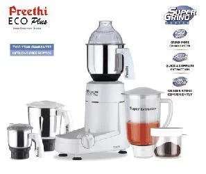 Preethi Eco Plus 750 Watts Heavy duty Mixer Grinder